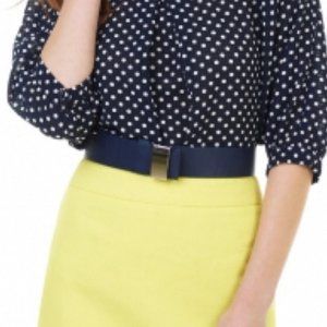 The Limited Navy Belt with Gold Buckle